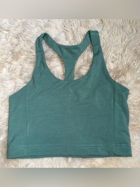 Woolly Merino Wool Women's Flex Active Tank - Sage Green - Large